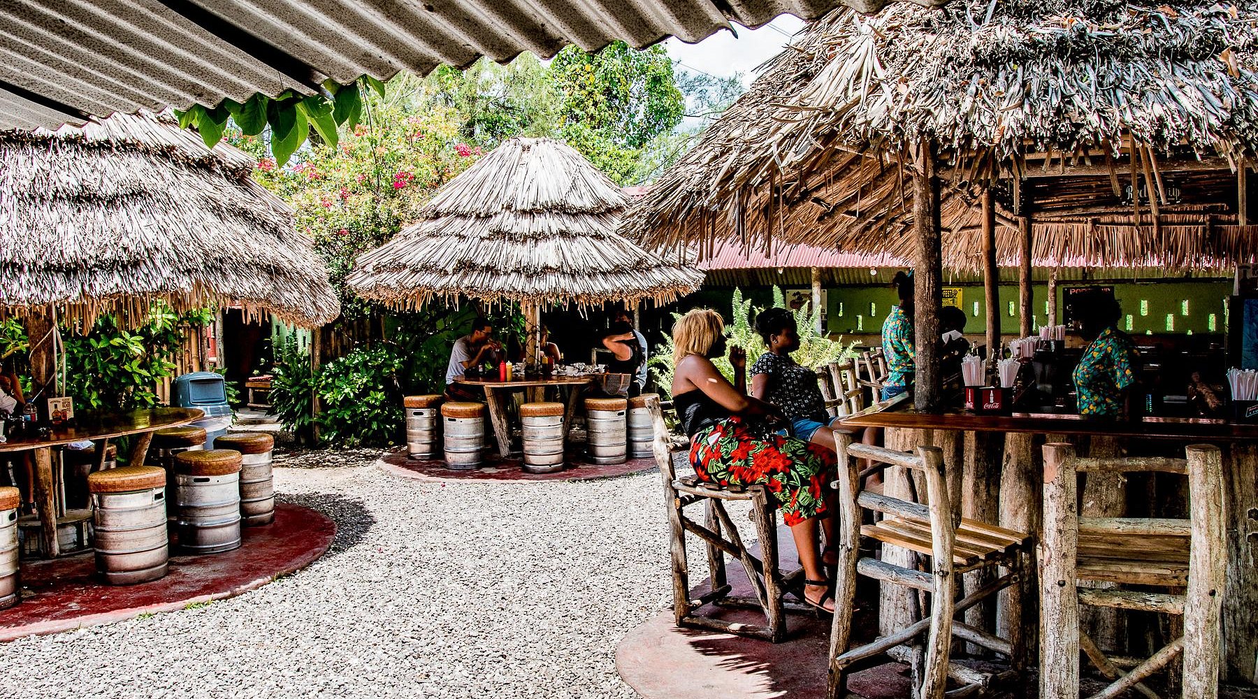 Local Restaurant Jamaica outdoor seating