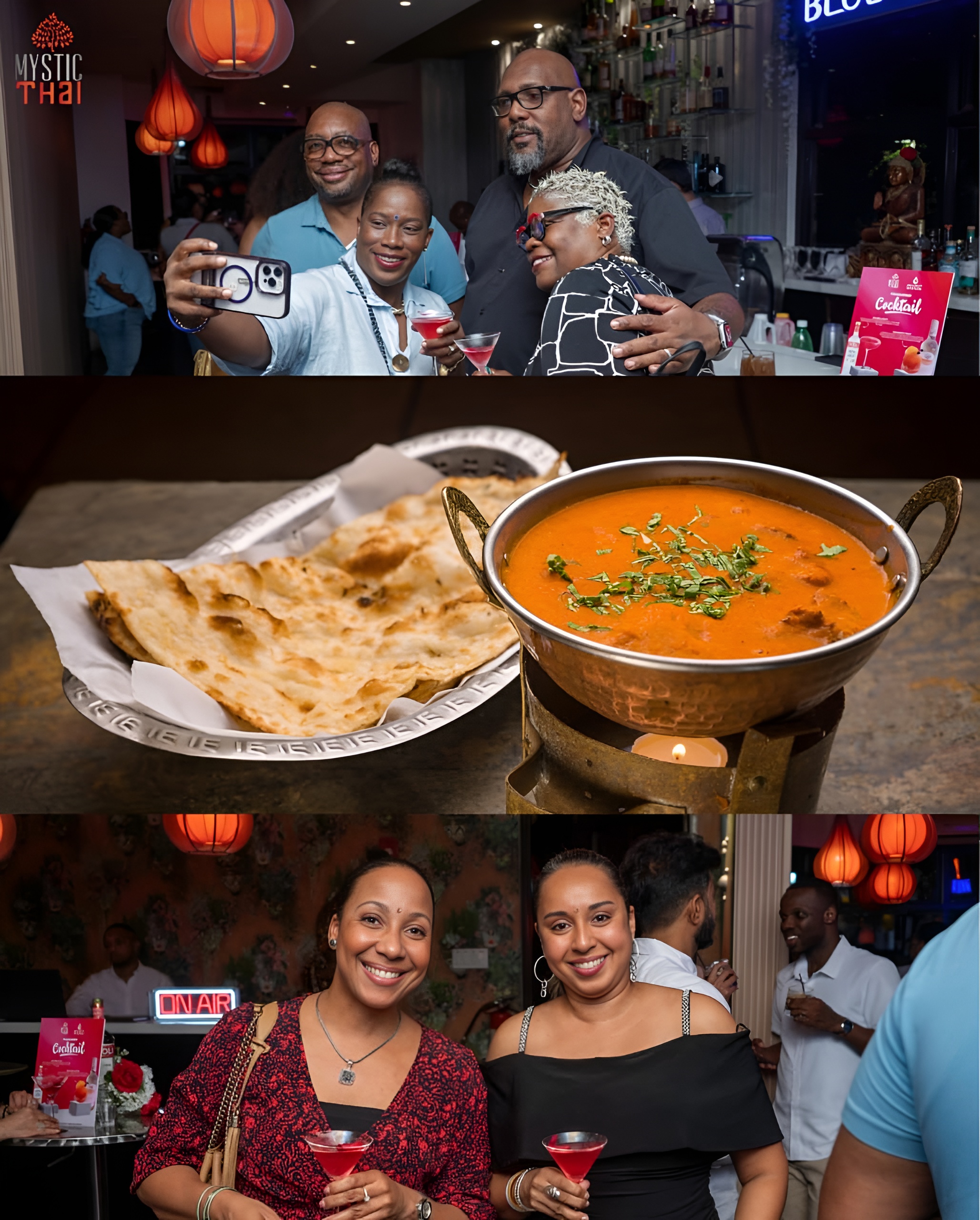 Colorful background of Mystic Thai Dining Hall