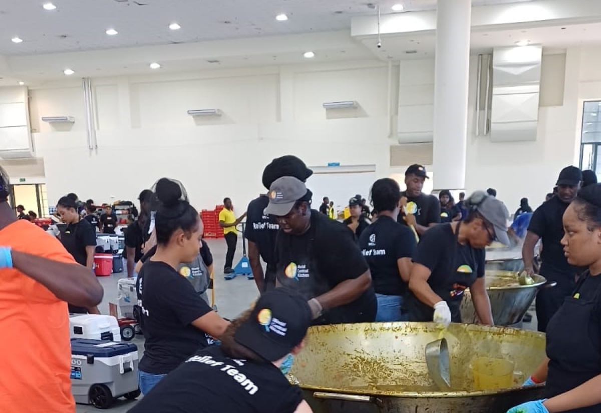 World Central Kitchen Jamaica hurricane relief