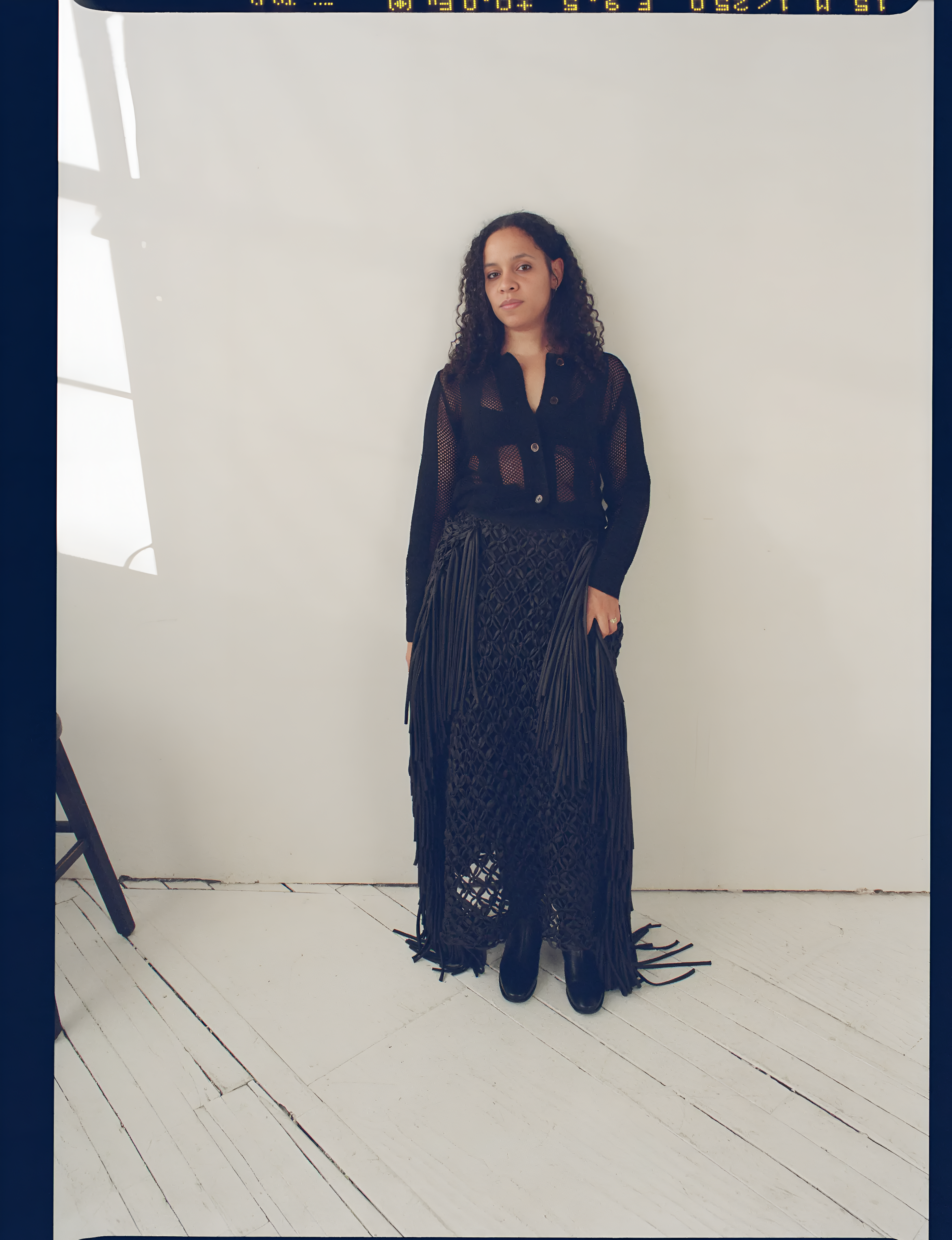 Rachel Scott Diotima crochet luxury dress by Jamaican designer