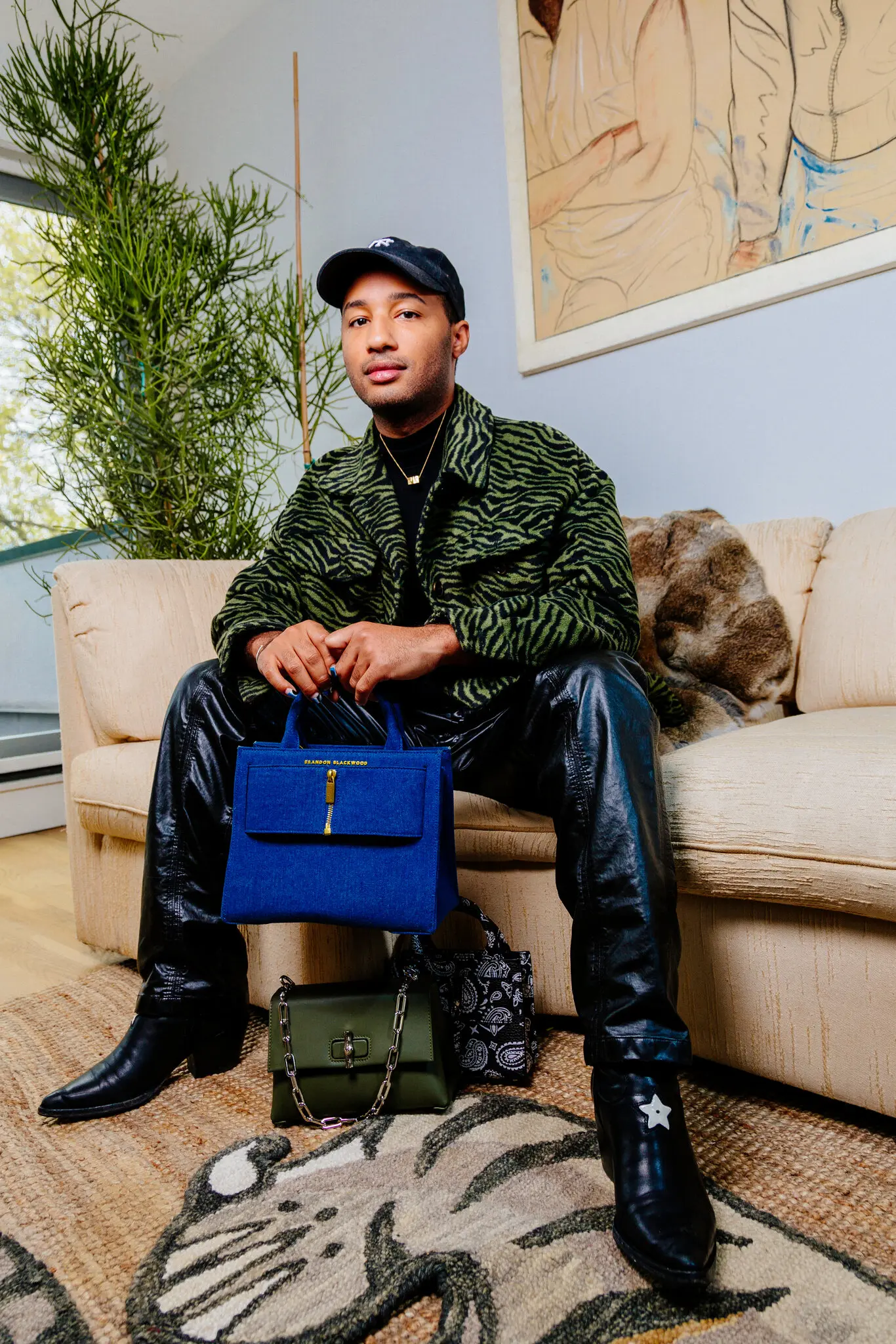 Brandon Blackwood luxury handbag by designer of Jamaican heritage