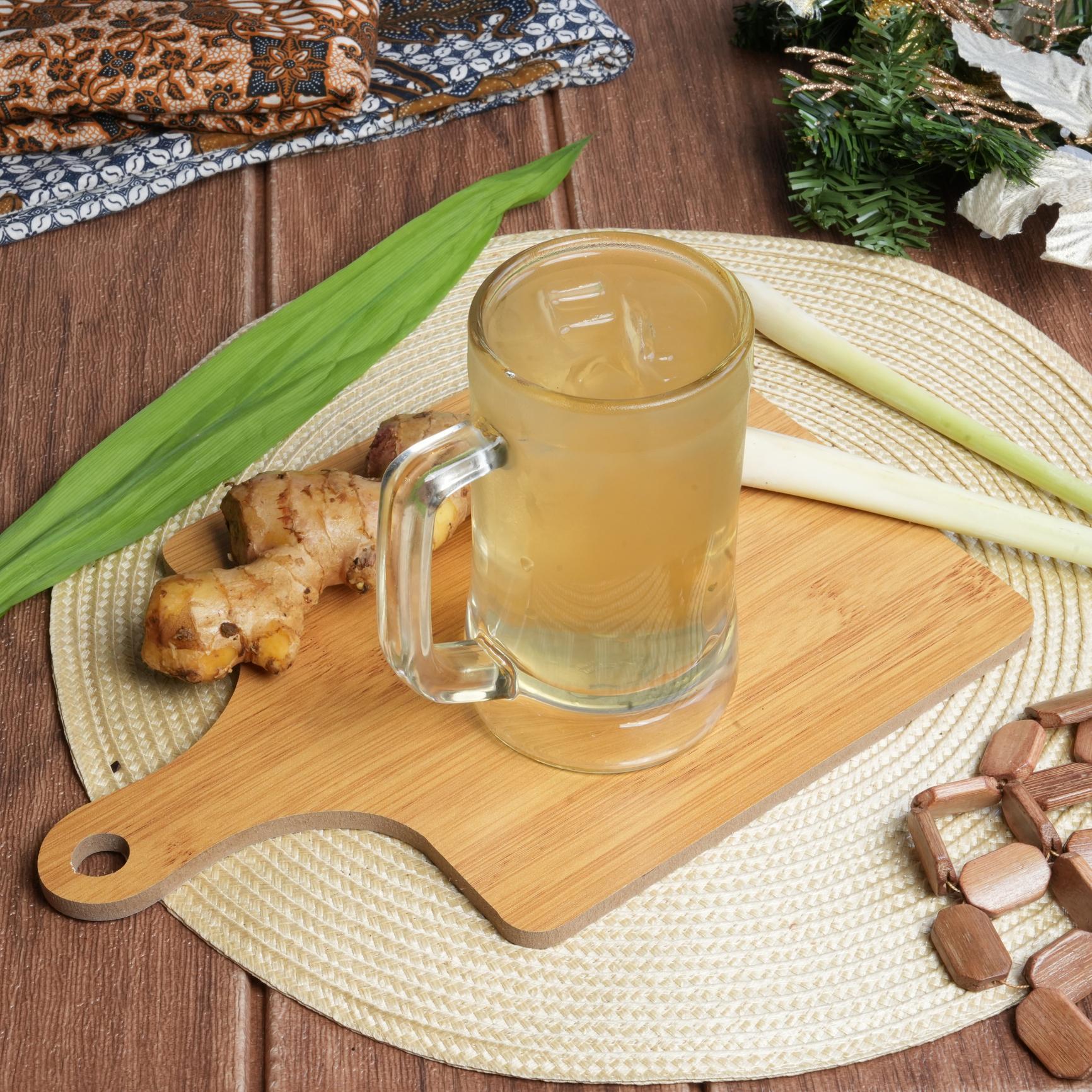 Caribbean herbal tea preparation with lemongrass and ginger representing traditional Caribbean wellness practices