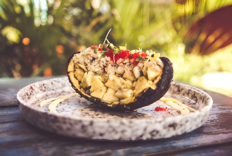 modern breadfruit dish in contemporary Caribbean cuisine