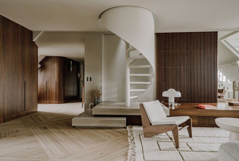 An editorial portrait reflecting taste and lifestyle, quiet luxury taste aesthetic, and a refined minimal lifestyle