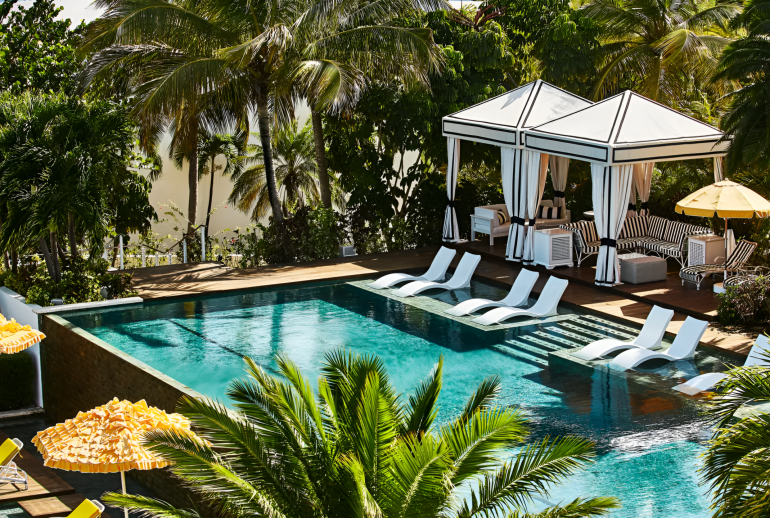 Boutique hotel Caribbean exterior